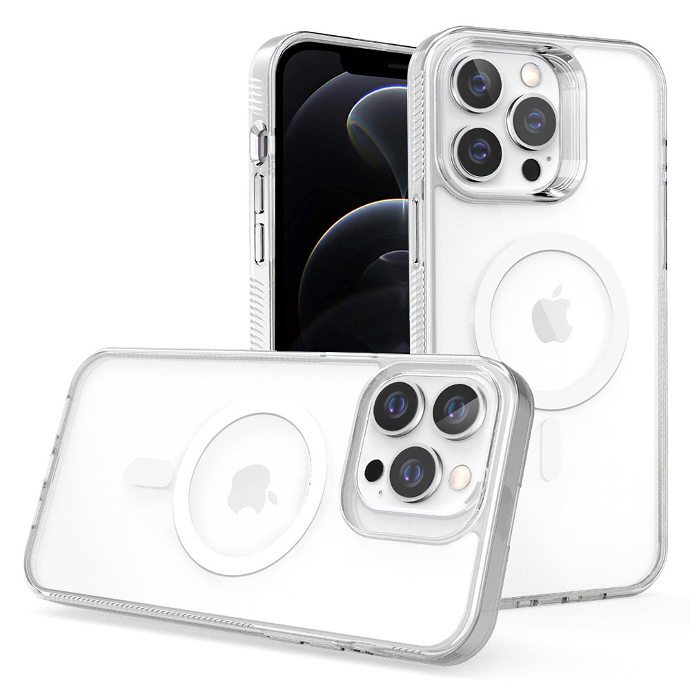 G Style magnetisk etui til iPhone 12/12 Pro Gennemsigtig TPU akryl telefoncover kompatibel med MagSafe G Style magnetisk etui til iPhone 12/12 Pro Gennemsigtig TPU akryl telefoncover kompatibel med MagSafe